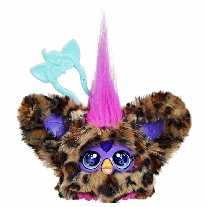 Jouet Peluche Hasbro Furblets Chee-Chee Marron Tissu Peluche Animal Jouet Peluche Hasbro Furblets Chee-Chee Marron Tissu Peluche Animal