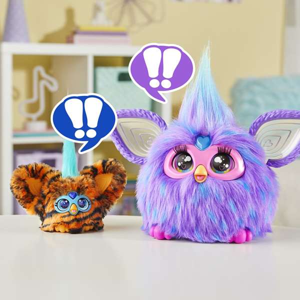 Hasbro Furby Furblets - Peluche musicale interactive 12 cm avec plus de 45 sons et chansons - Compatible avec Furby - Langues: EN, FR, ES, PT, DE