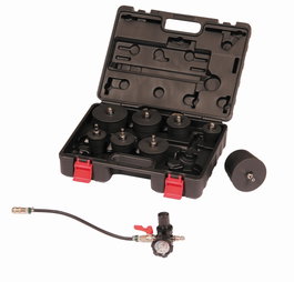 Forza Testeur de pression turbos avec manomètre et 8 bouchons (35-90 mm) effort de précision