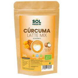 SOLNATURAL Curcuma Latte Mix au lait de coco 200g