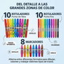 Scentos Mega Set d'Activités avec Peintures Parfumées et Accessoires