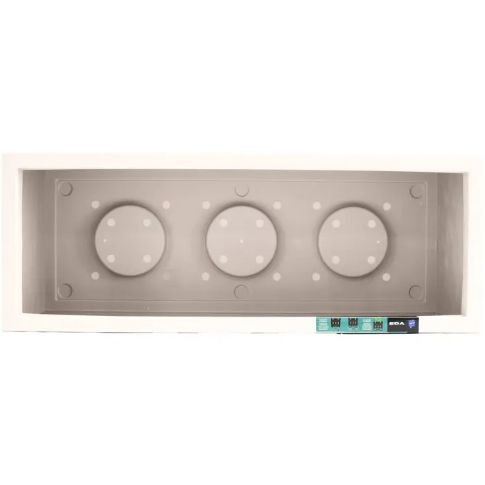 Eda Jardinière Volcania Up 57 L Beige Calcaire 79,5 x 29,5 x 29,5 cm Décoration Intérieur/Extérieur Eda Jardinière Volcania Up 57 L Beige Calcaire 79,5 x 29,5 x 29,5 cm Décoration Intérieur/Extérieur