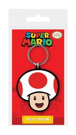 Pyramid International Porte-clés Toad Super Mario en caoutchouc