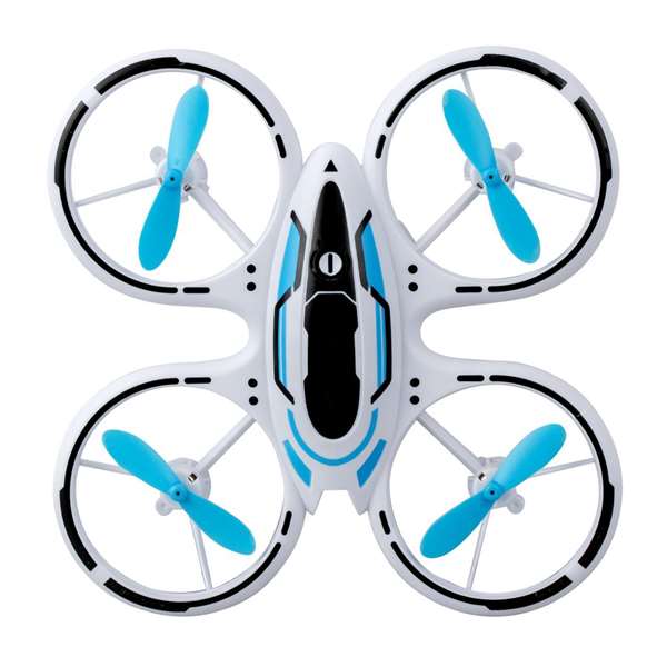 Bizak Neon - Drone acrobatique RC 2.4GHz 3 canaux avec éclairage LED vibrant (bleu et vert), recommandé à partir de 8 ans