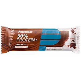 Power Bar Proteinplus Barres Protéinées 30% Chocolat Noir - 15 Barres - Sans Aspartame - Convient aux Végétariens