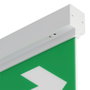 Éclairage de secours LED permanent 3 W avec panneau double face et auto-test