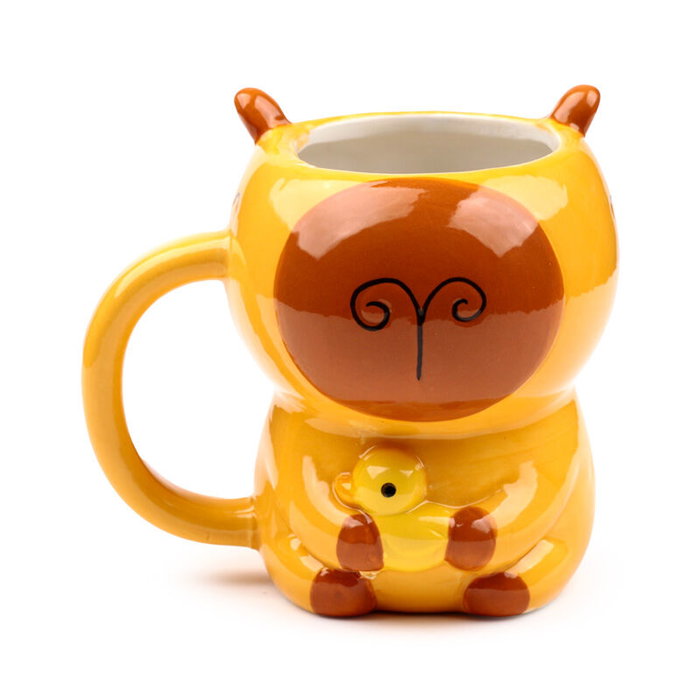 PUCKATOR Tasse en Céramique 3D Capybara - Non Adaptée au Lave-Vaisselle et au Micro-Ondes