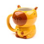 PUCKATOR Tasse en Céramique 3D Capybara - Non Adaptée au Lave-Vaisselle et au Micro-Ondes