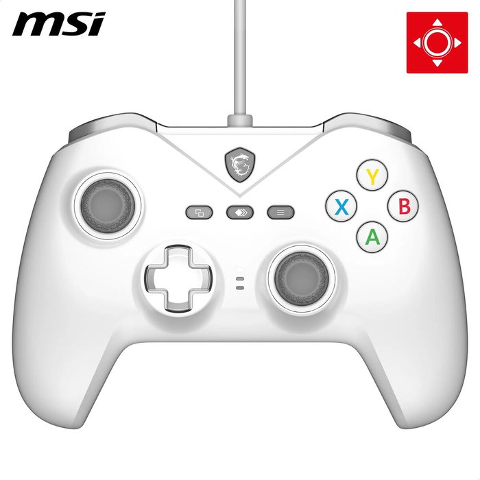 MSI FORCE GC200 Manette de jeu filaire Blanche MSI FORCE GC200 Manette de jeu filaire Blanche
