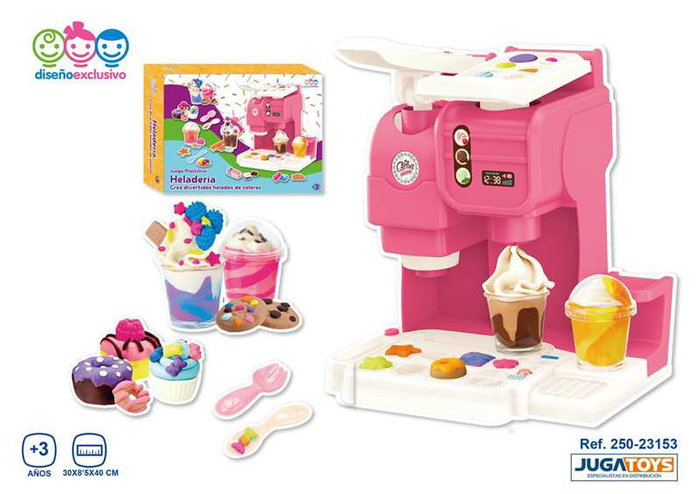 Jugatoys Jeu de pâte à modeler Glacerie avec accessoires Jugatoys Jeu de pâte à modeler Glacerie avec accessoires