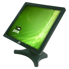 10Pos Moniteur TPV Tactile 19 Pouces Capacitif 5:4 1280x1024 USB VGA HDMI VESA