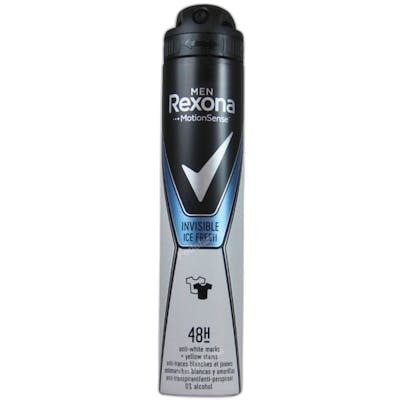 Rexona Invisible Ice Fresh Men Déodorant Spray 200 ml