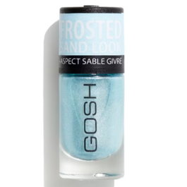 Gosh Vernis à Ongles, Effet Glitter, Finition Mate, Nuance 06 Bleu Doux Givré, 8 ml