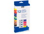 Kreul Set de 12 tubes de peinture acrylique EL GRECO Couleurs Assorties