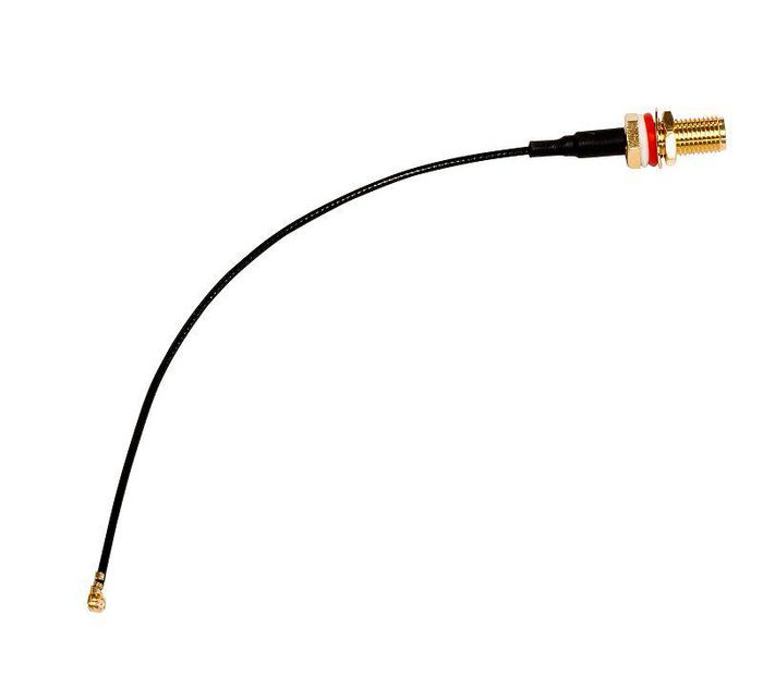 MikroTik Câble Pigtail SMA Femelle U.fl vers SMA pour Kit wAP R - Connexion Carte LTE à Antenne Externe