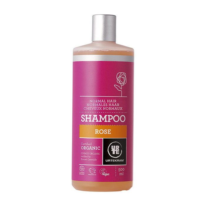 URTEKRAM Shampooing aux Roses pour cheveux normaux 500ml URTEKRAM Shampooing aux Roses pour cheveux normaux 500ml