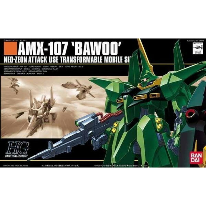 Bandai AMX-107 BAWOO Figure à Collectionner