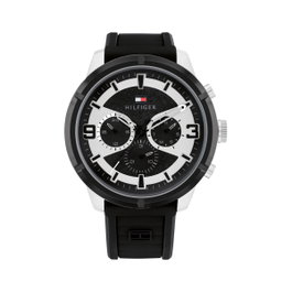 Tommy Hilfiger 1792074 - Montre analogique homme noir et gris