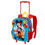 Karactermania Sac à dos à roulettes 3D Mickey Mouse Scooter avec anse télescopique - 26 x 13 x 34 cm