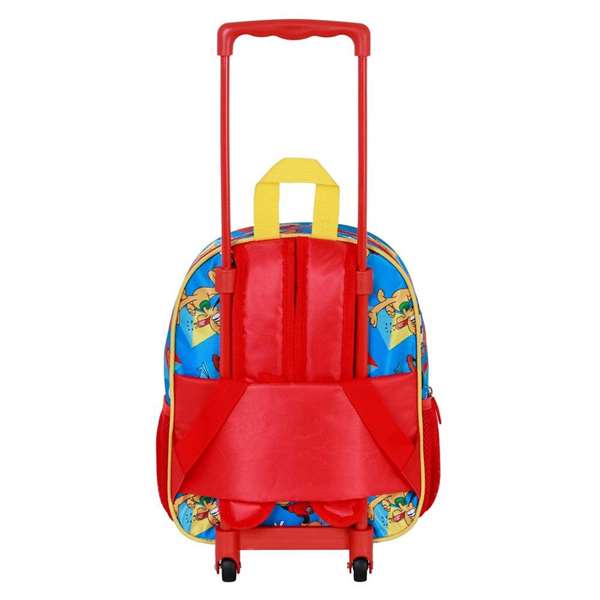 Karactermania Sac à dos à roulettes 3D Mickey Mouse Scooter avec anse télescopique - 26 x 13 x 34 cm