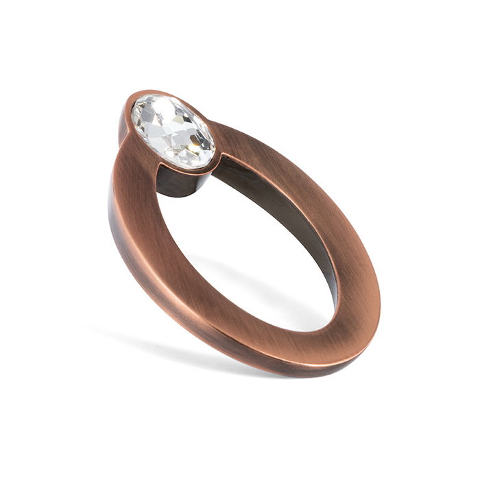 Trentadue Tirador HOLE - Poignée de tiroir en zamak avec finition chrome et bronze pour mobilier - HERRAJES ALK Trentadue Tirador HOLE - Poignée de tiroir en zamak avec finition chrome et bronze pour mobilier - HERRAJES ALK