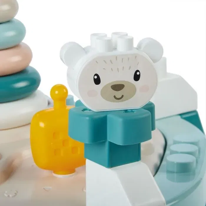 Ecoiffier Ma première table d'activités BB Abrick 7921 - Table d'éveil multifonctions pour bébé