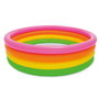 INTEX Piscine Gonflable 4 Anneaux Sunset 780 Litres - Diamètre 168 cm - Pour Enfants - Référence 56441