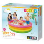 INTEX Piscine Gonflable 4 Anneaux Sunset 780 Litres - Diamètre 168 cm - Pour Enfants - Référence 56441