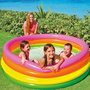 INTEX Piscine Gonflable 4 Anneaux Sunset 780 Litres - Diamètre 168 cm - Pour Enfants - Référence 56441