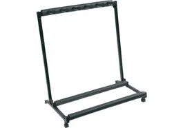 RTX Support 5 Guitares Pliable Noir 82x96cm - Stand pour Guitare