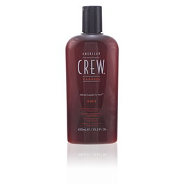 American Crew CREW 3 en 1 Shampoing, Après-Shampoing et Gel Douche 450ml