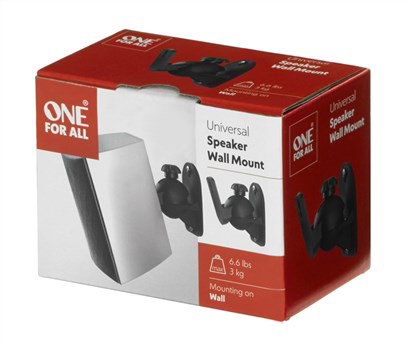 One For All WM5330 Support Universel pour Enceinte Rotatif 120°