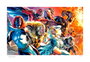 Marvel X-Men Art Print The Brotherhood of Mutants by Felipe Massafera 46 x 66 cm - non encadrée