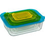 Joseph Joseph Nest Set de 4 contenants de conservation en verre