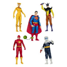 McFarlane Toys DC Retro Super Friends Wave 13 Assortiment de 6 figurines