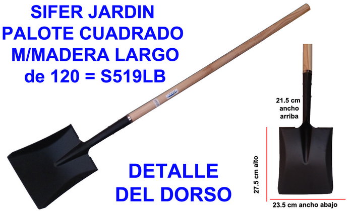SIFER JARDIN Palote carré en bois S519LB m/madera largo<|image><tool_call|>{ SIFER JARDIN Palote carré en bois S519LB m/madera largo<|image><tool_call|>{