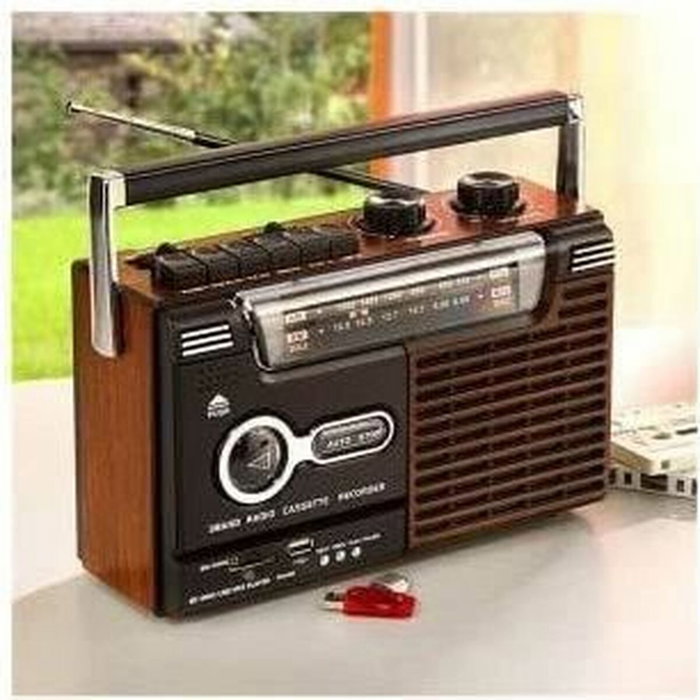 Inovalley RK10N Radio-cassette enregistreur Marron/Noir Inovalley RK10N Radio-cassette enregistreur Marron/Noir