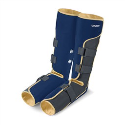 Beurer FM-150 Bottes de Pressthérapie pour Usage Domestique avec Massage de Compression pour Circulation, Varices et Jambes Lourdes