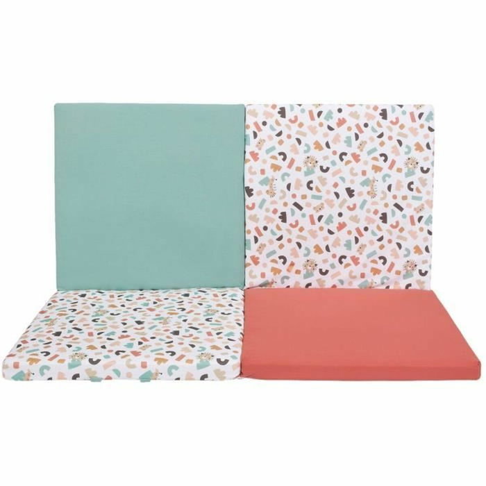 Tineo Tapis d'éveil Malin 3-en-1 Géométrique / Animaux rigolos