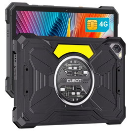 Cubot KingKong S Tablette 4G 6+256GB, 10.1" HD+ 90Hz, 15300mAh, IP68/IP69K/MIL-STD-810H, Android 15