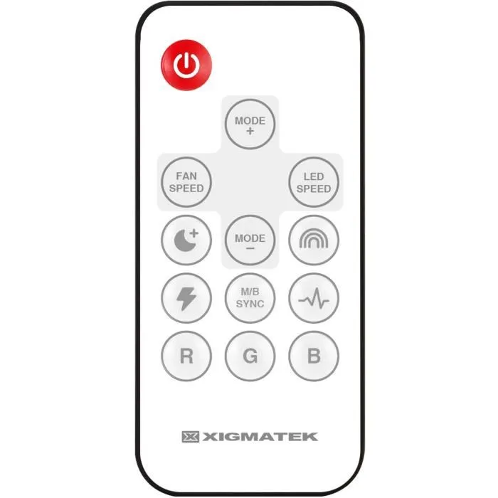 Xigmatek Starlink Ultra Arctic Blanc - Pack de 3 Ventilateurs PC ARGB 120mm, 800-2000 RPM, <29.2 dBA, 68.5 CFM, Hub Inclus