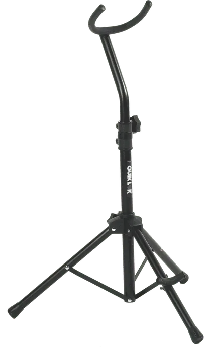QUIKLOK Support pour saxophone baryton pliable en acier noir réglable 790-860 mm