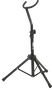 QUIKLOK Support pour saxophone baryton pliable en acier noir réglable 790-860 mm