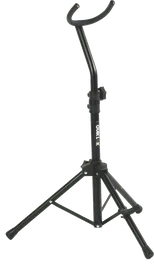 QUIKLOK Support pour saxophone baryton pliable en acier noir réglable 790-860 mm