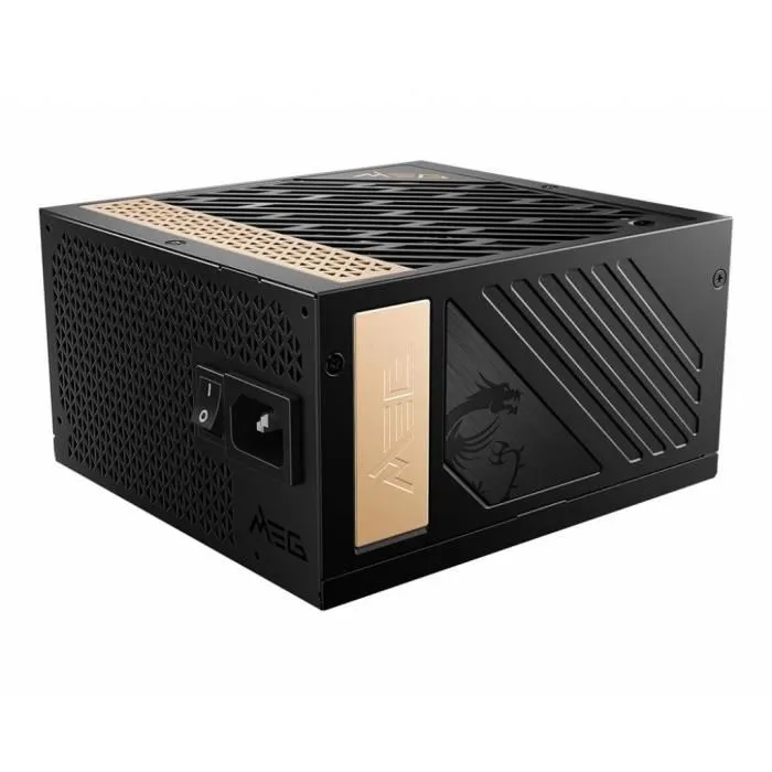 MSI MEG Ai1300P PCIE5 Alimentation PC 1300W ATX 3.0 Entièrement Modulaire 80 Plus Platinum - Noir MSI MEG Ai1300P PCIE5 Alimentation PC 1300W ATX 3.0 Entièrement Modulaire 80 Plus Platinum - Noir