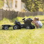 Smoby Tracteur à pédales Farmer XL avec remorque - Noir