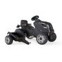 Smoby Tracteur à pédales Farmer XL avec remorque - Noir