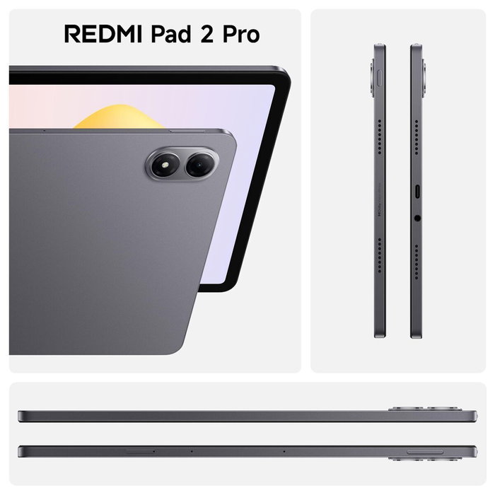 Tablette Xiaomi Redmi Pad 2 Pro 12,1" Octa Core Qualcomm Snapdragon 7s Gen 4 6 GB RAM 128 GB Gris Tablette Xiaomi Redmi Pad 2 Pro 12,1" Octa Core Qualcomm Snapdragon 7s Gen 4 6 GB RAM 128 GB Gris