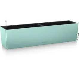Lechuza Balconera Color 80 - Jardinière de balcon suspendue ou posée - 79 x 19 x 19 cm - 12 L - Vert pastel - Pour extérieur