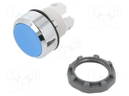 ABB Commutateur bouton-poussoir MPI bleu plat Ø22,5mm